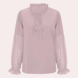 Eliane™ Damesblouse met Kantmouwen