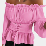 Luna™ Dames Off-Shoulder Top