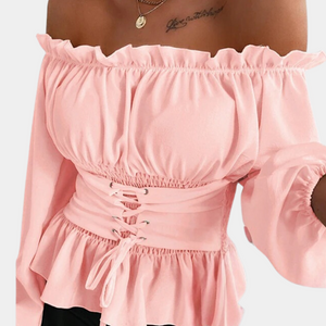Luna™ Dames Off-Shoulder Top