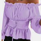 Luna™ Dames Off-Shoulder Top