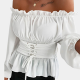 Luna™ Dames Off-Shoulder Top