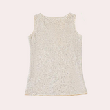 Elegante zomertop voor dames met glitter