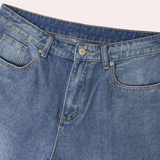 Flora™  Dames Cropped Straight Leg Jeans