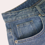 Flora™  Dames Cropped Straight Leg Jeans