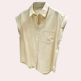 Wilhelmina™ Mouwloze Dames Blouse