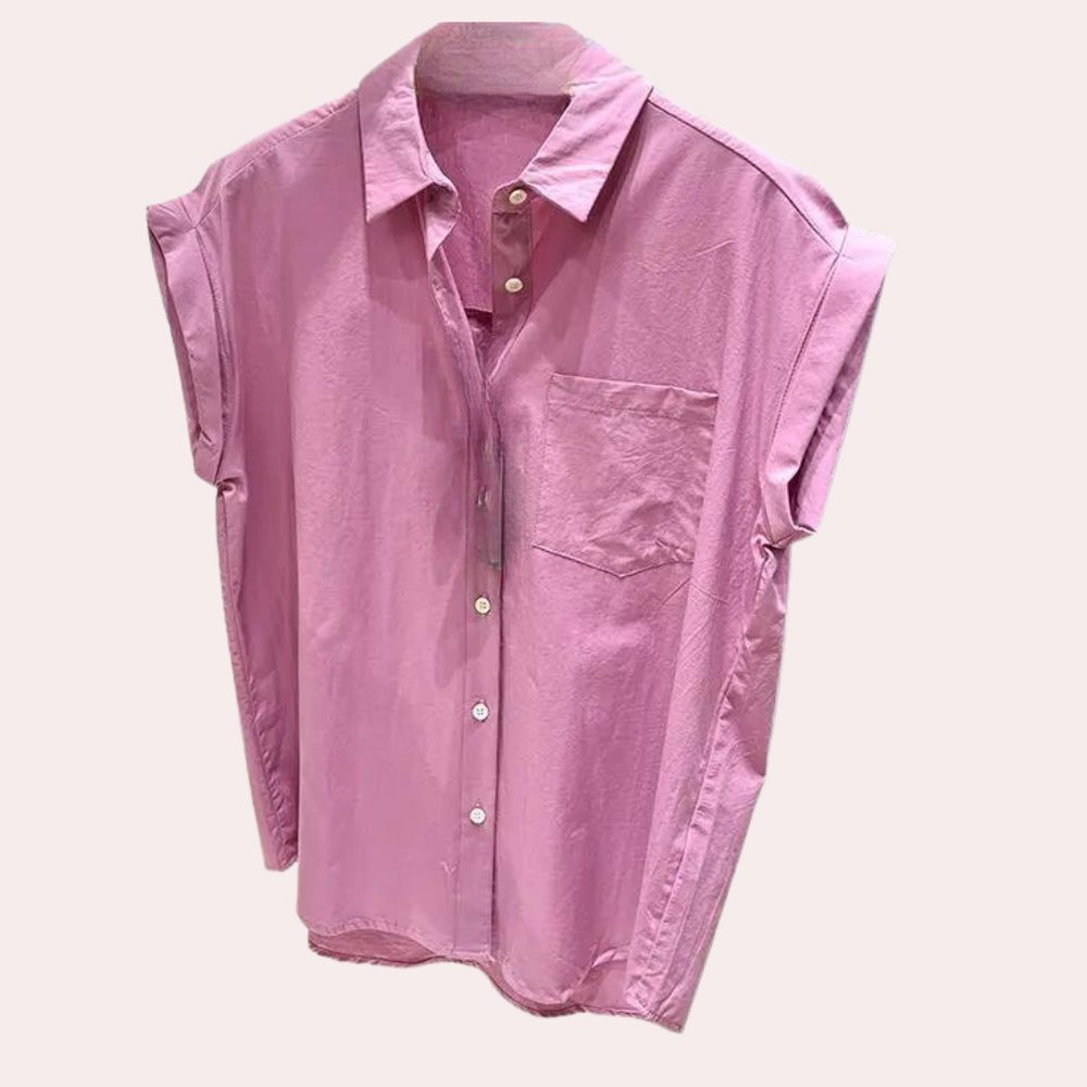 Wilhelmina™ Mouwloze Dames Blouse