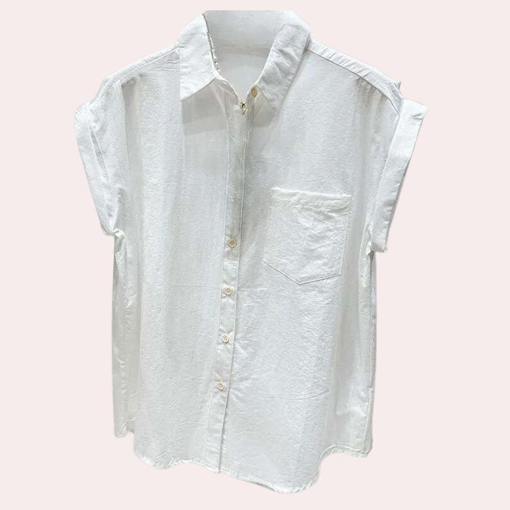 Wilhelmina™ Mouwloze Dames Blouse