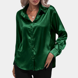 Jennifer™ Dames Satijnen Blouse
