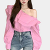 Noralie™ Dames One-Shoulder Blouse