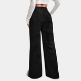 Clara™ Dames Ribfluwelen Loungebroek