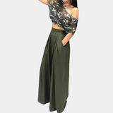 Victoria™ Dames Elegante Palazzo Broek