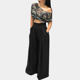 Victoria™ Dames Elegante Palazzo Broek