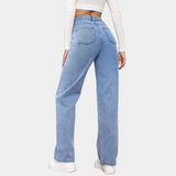 Emma | Hoge Taille Rechte Jeans