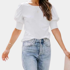 Autumn™ Dames T-Shirt met Ruchemouwen