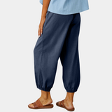 Penelope™ Dames Capri Linnenlook Broek