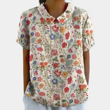 Harper™ Dames Blouse met Peter Pan Kraag