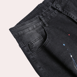 Jasper™ Heren Skinny Jeans met Verfspatten