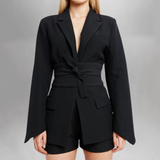 Yara-Lynn™ Dames Getailleerde Blazer