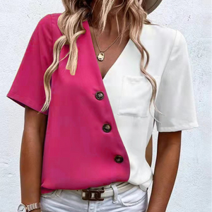 Caroline™ Dames Colorblock Blouse