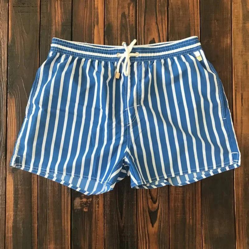 Elina™ Heren Gestreepte Zwemshort