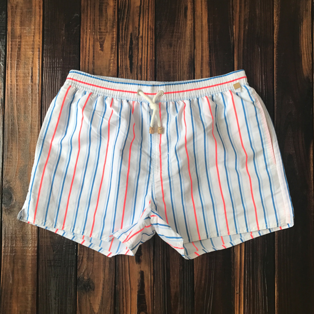 Elina™ Heren Gestreepte Zwemshort