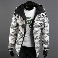 Christiaan™ Warme Camouflage Heren Winterjas