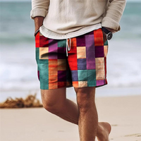Minou™ Heren Korte Patchwork Strandshort