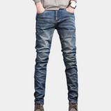 Finn™ Heren Slim Fit Jeans met Wassing