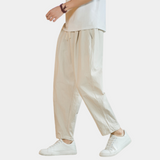 Mees™ Heren Linnen Loungebroek