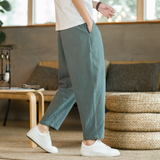Mees™ Heren Linnen Loungebroek