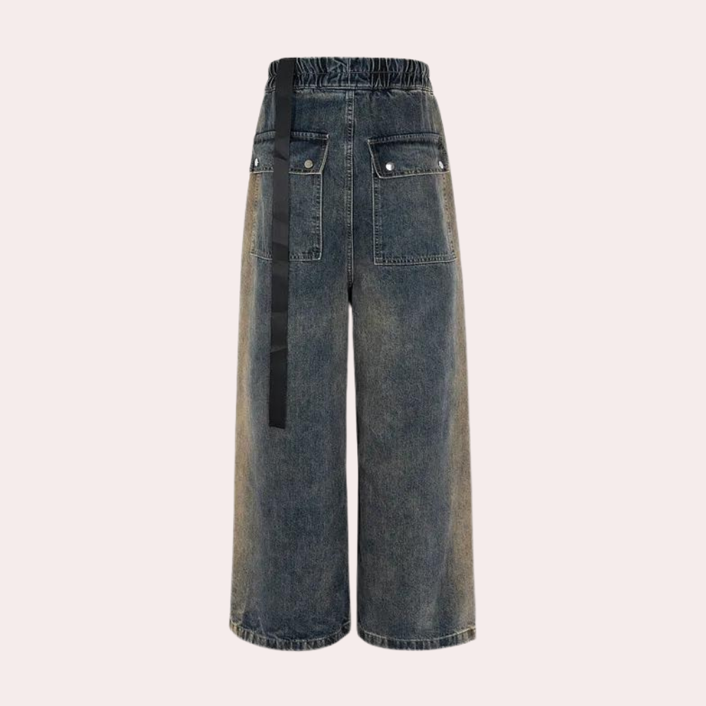 Unisex™ Denim Wide Leg Broek