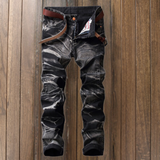 Liezel™ Heren Vintage Washed Jeans