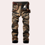 Liezel™ Heren Vintage Washed Jeans