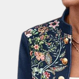 Margaret™ Dames Blazer met Borduursel