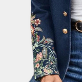 Margaret™ Dames Blazer met Borduursel
