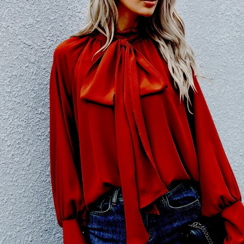 Tamsin™ Elegante Damesblouse met Strik
