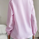 Blouse™ met Ruches | Lichtgewicht Katoen | Tijdloos en Elegant