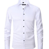 Vincenzo & Co | Kreukvrij stretch Overhemd voor heren