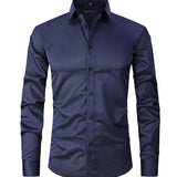 Vincenzo & Co | Kreukvrij stretch Overhemd voor heren