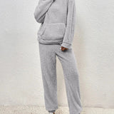 Evi™ Dames Teddy Fleece Loungewear Set