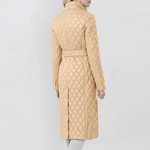 Mijntje™ Elegante Lange Gewatteerde Jas