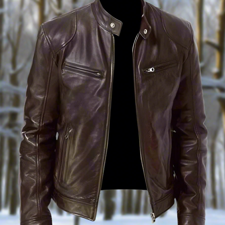 Ruben™ Stijlvolle Leren Jas voor Heren