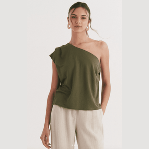 Sienna | One-Shoulder Top met een casual snit