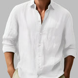 Dion™ Heren Linnen Overhemd