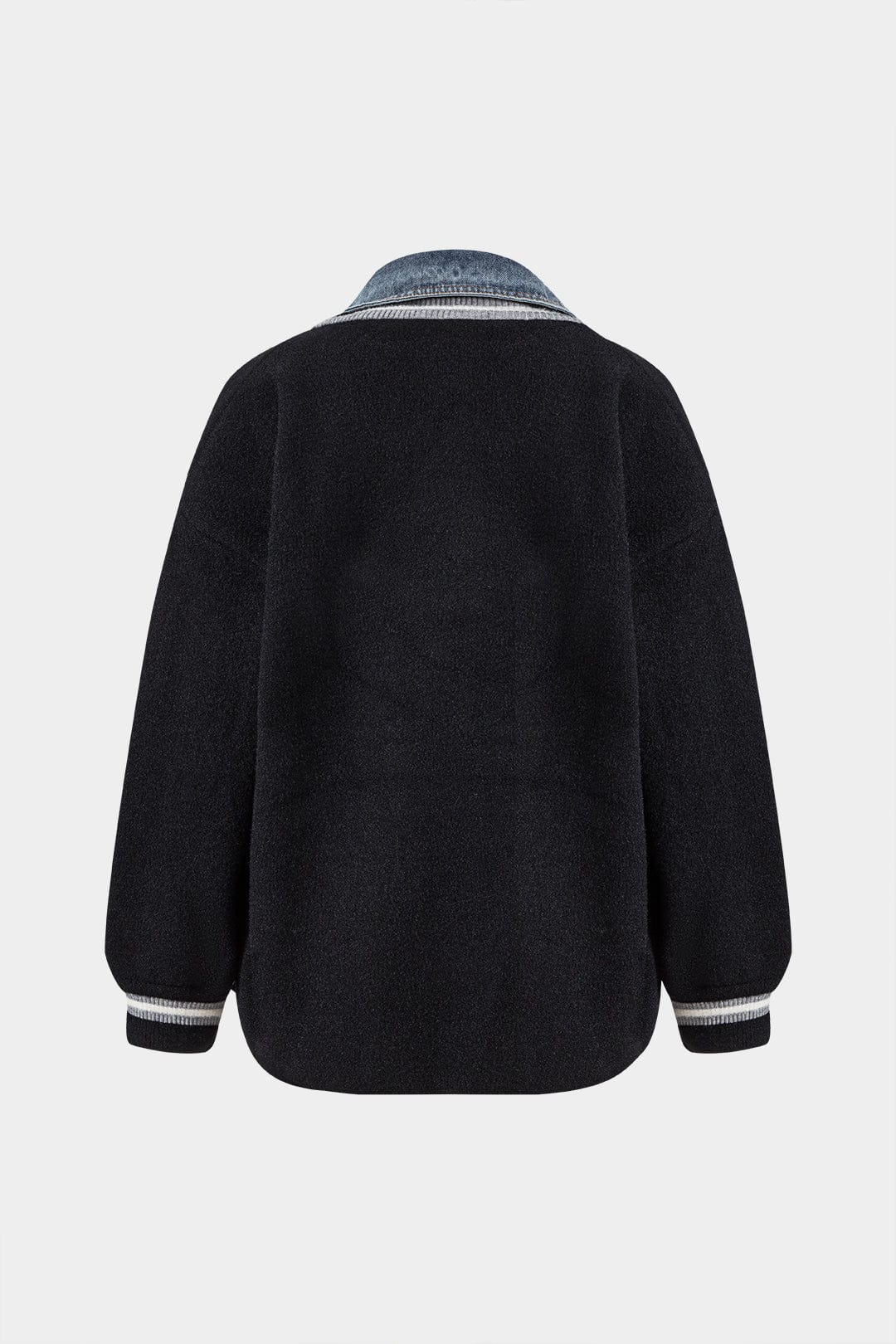 Nova | Denim Overhemd en Brei Cardigan in Eén – Veelzijdigheid ontmoet Stijl