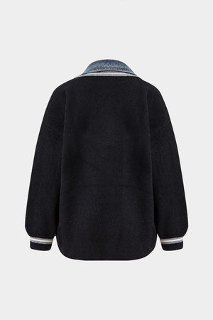 Nova | Denim Overhemd en Brei Cardigan in Eén – Veelzijdigheid ontmoet Stijl