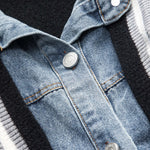 Nova | Denim Overhemd en Brei Cardigan in Eén – Veelzijdigheid ontmoet Stijl