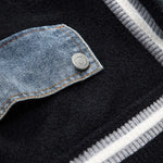 Nova | Denim Overhemd en Brei Cardigan in Eén – Veelzijdigheid ontmoet Stijl