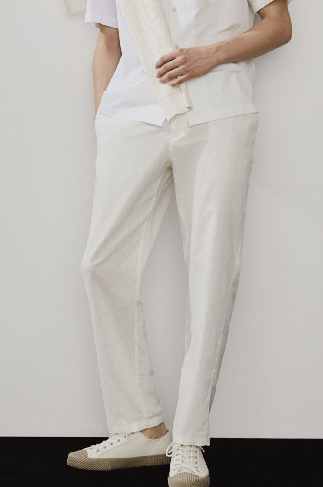 Heren-Casualbroek met Koord – Minimalistische Look in Meerdere Kleuren