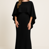 Seraphina Luxe | Elegante Maxi-Jurk met Vleermuismouwen